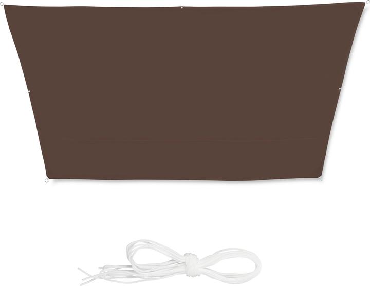 Relaxdays Voile d'ombrage trapèze (400 x 300 x 0,5 cm)