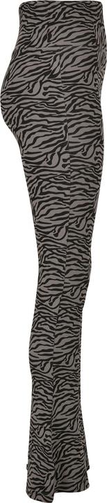 Actual product image Urban Classics Ladies High Waist Zebra Boot Cut Leggings - 14105 (XL)
