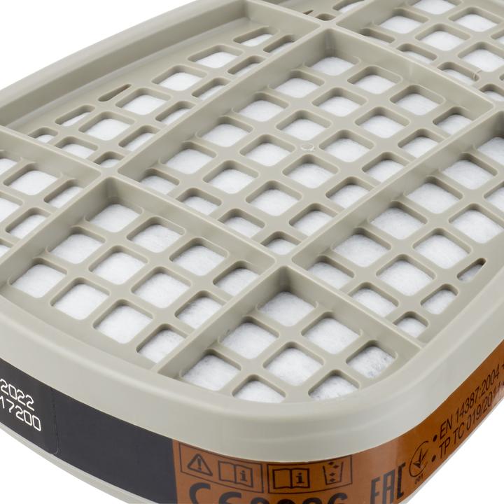 Produktbild 3M Ersatzfilter für Atemschutz Halbmaske 6002C (A2P2, 2 x)