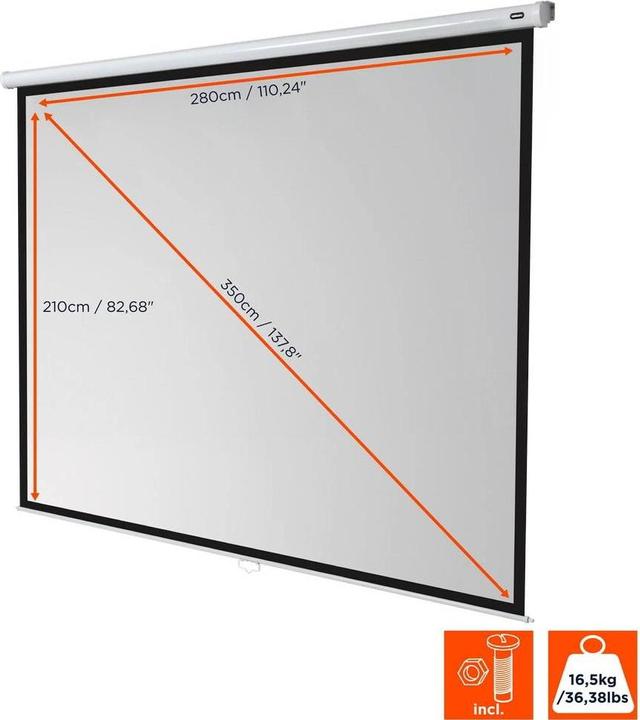 Immagine prodotto Celexon Rollo Economy, tela, 4:3 (141.34", 4:3)
