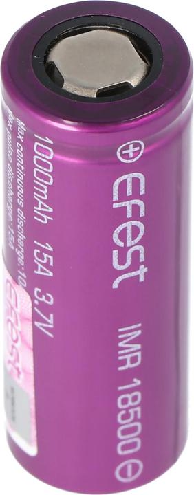 Image du produit Efest Batterie Purple IMR18500 non protégée (18500, 1000 mAh)