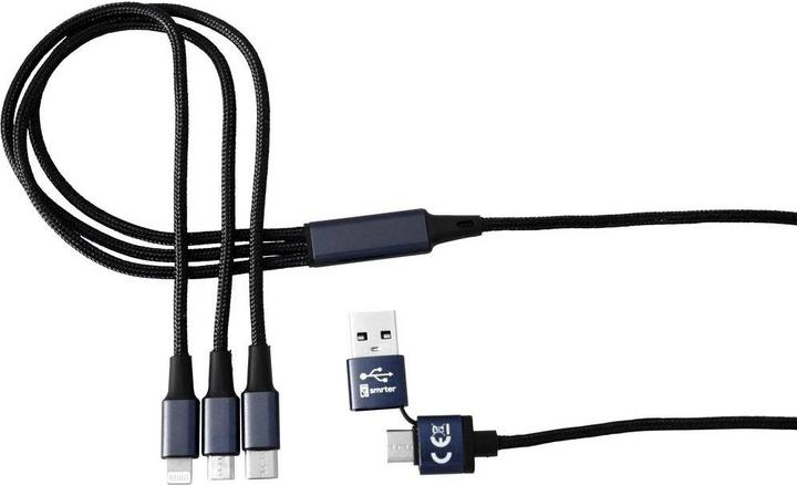 Actual product image Smrter USB C – USB C/Lightning/Micro USB (1.20 m, USB 2.0)