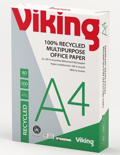 Productafbeelding Office Depot Gerecycled papier A4 80g/m2 (80 g/m², 500 x, 21 x 29,7 cm)