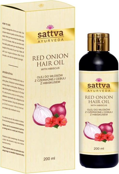 Actual product image Sattva Ayurveda Sattva Hair Oil Red Onion Hair Oil 200Ml (200 ml)