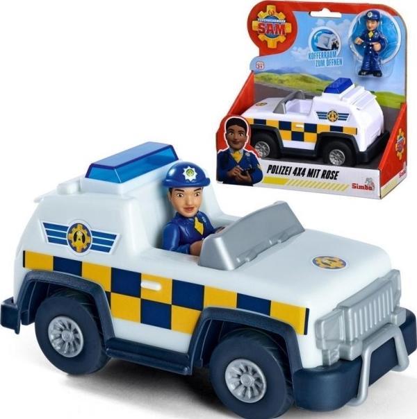Actual product image Simba Jeep gaisrininkas Sam policijos džipas 4x4 mini veiksmo figūrėlė