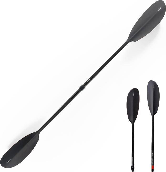 Actual product image Itiwit Kayak paddle carbon two-piece collapsible and adjustable 210-220 cm - X900 (220 cm, 2-piece)