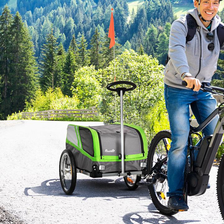 Produktbild PawHut Hundeanhänger 2 in 1 Trolley