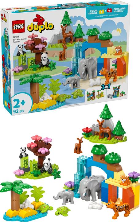 Immagine prodotto LEGO Wildtier-Familien 3-in-1-Set (10446)