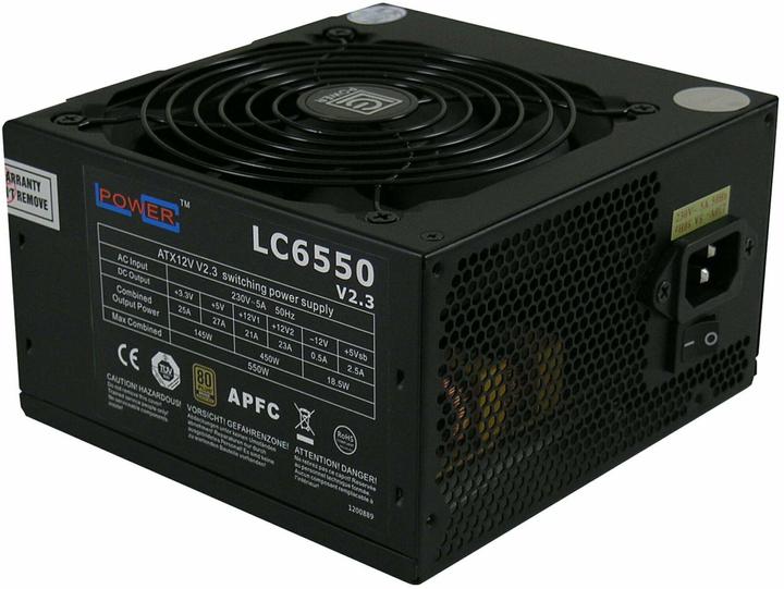 Produktbild LC-Power SuperSilent Black-Edition 6550 (550 W)