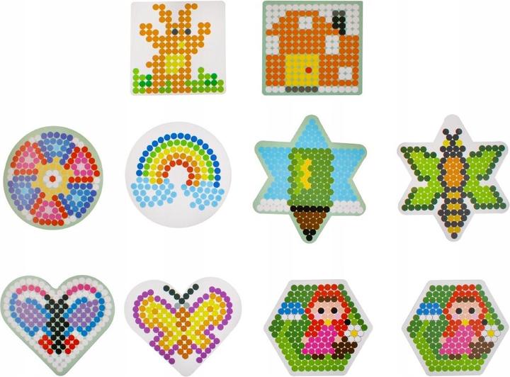 Actual product image Kruzzel Bead puzzle set with 5000 beads and shapes