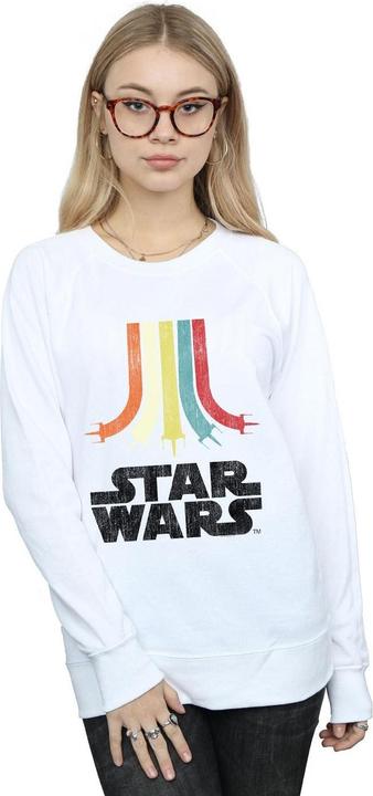 Immagine prodotto Star Wars Retro Felpa Arcobaleno Donna (S)