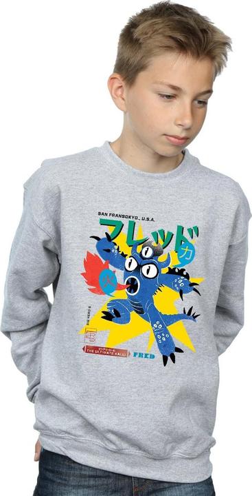 Actual product image Disney Boys Big Hero 6 Fred Ultimate Kaiju Sweatshirt (152, 158)