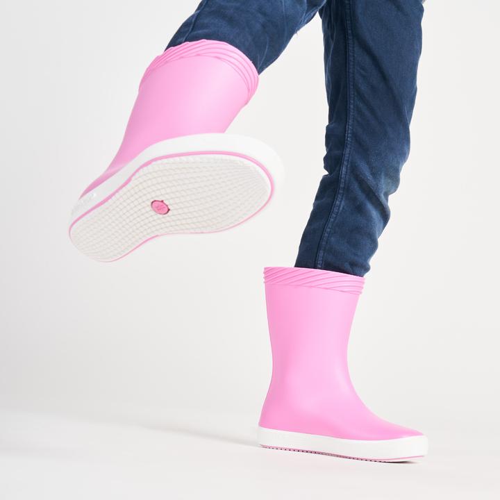 Actual product image Tribord Rubber boots rain boots children sailing 100 pink (31)