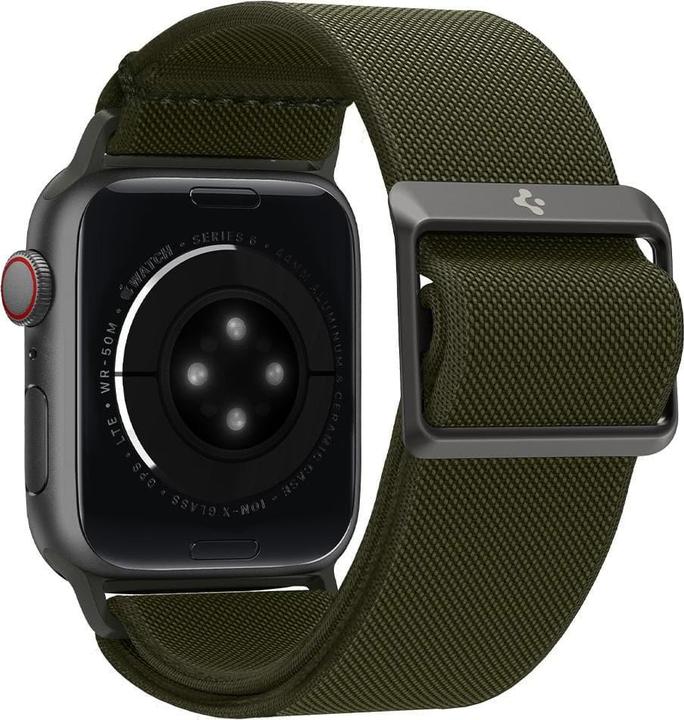 Produktbild Spigen Fit Lite Band für Apple Watch Series 42, 44, 45, 49 mm - khaki (42 mm, 44 mm, 45 mm, 49 mm, Nylon)