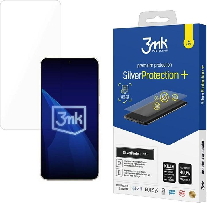 Produktbild 3MK Folia antymikrobowa SilverProtect+ montowana na mokro do Samsung Galaxy S25 Edge (Samsung Galaxy S25 Edge)
