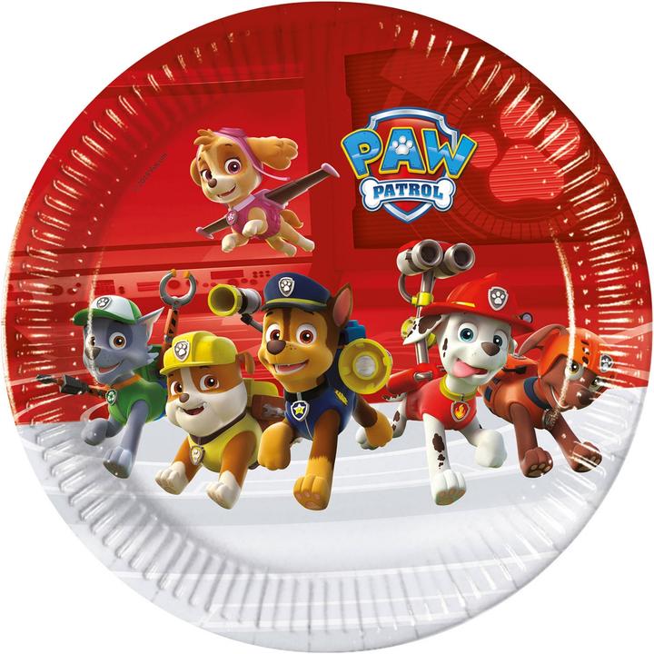 Actual product image Magni Paper Plate 23cm FSC Mix 8s Paw Patrol Action (8 x)