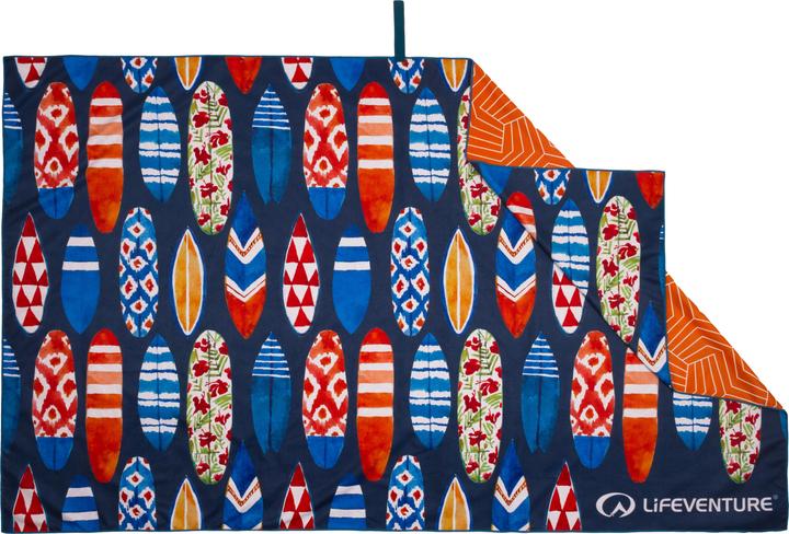 Lifeventure Asciugamano Trek in fibra morbida riciclata, tavole da surf, gigante (150 x 90 cm)