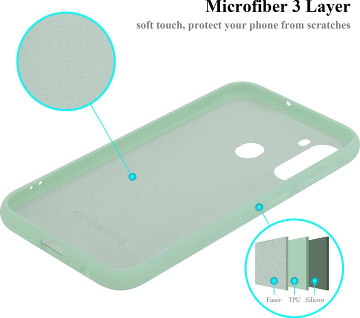 Immagine prodotto Cadorabo Copertura della cassa del silicone liquido TPU (Samsung Galaxy A21)