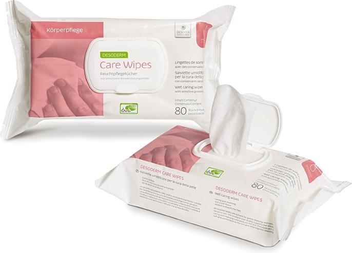 Actual product image Dr. Schumacher Desoderm Care Wipes 18x20cm (80 Piece)