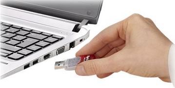 Actual product image AVM FRITZ!WLAN Stick AC 430 MU-MIMO (USB, RJ45 (1x))