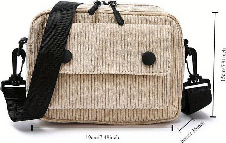 Produktbild Only-Bags.Store Mini-Crossbody-Tasche, niedlich lässig einfache Umhängetasche, Mode vielseitige Handytasche &