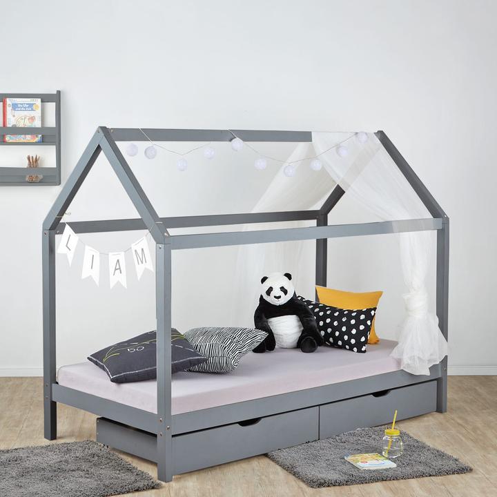 Produktbild Jamb Kinderbett mit Schubladen 90x200cm Weiss (90 x 200 cm)