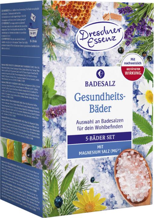 Immagine prodotto Dresdner Essenz DRESDNER Set Bagni di salute 5x60g (1030.75 ml, Perle da bagno)