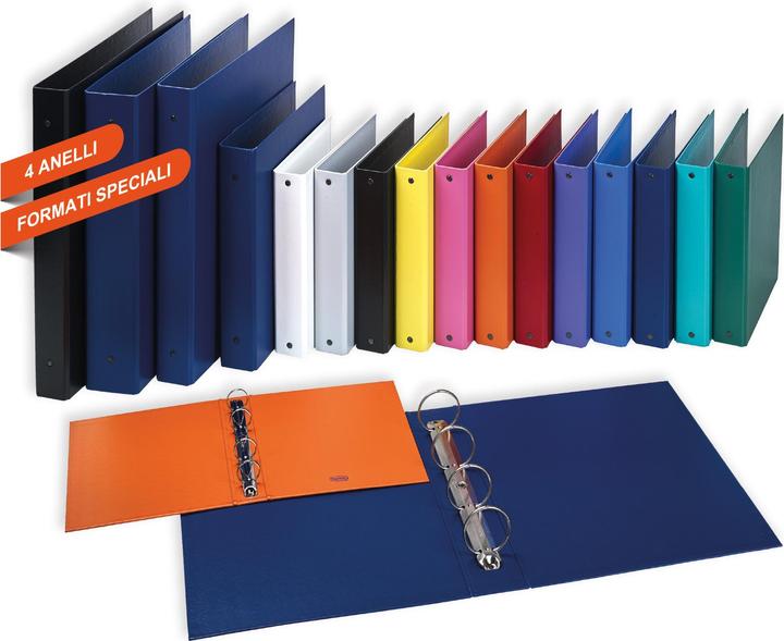 Immagine prodotto Elba 100460413 raccoglitore ad anelli A5 Blu (A5, 1 Pezzo/i)