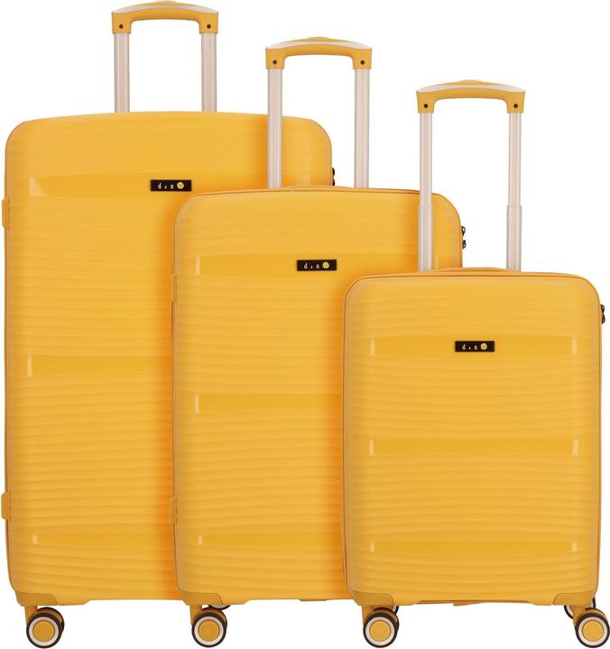 Produktbild D&N Travel Line 4200 4-Rollen Kofferset 3 tlg. (199 l, XL (ab 115l))