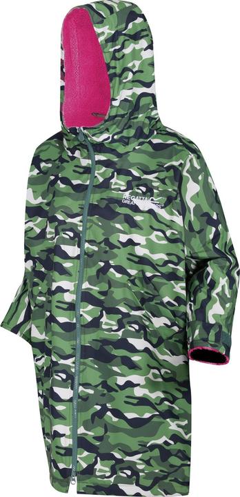 Actual product image Regatta Childrens/Kids Camouflage Waterproof Changing Robe (140, 146, 152, 158)
