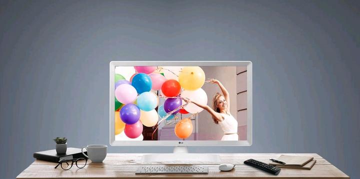 Productafbeelding LG TV 28" 28TQ515SWZ HD WIT STV WIFI (27.50", TQ51, LED, Klaar voor HD, 2022)