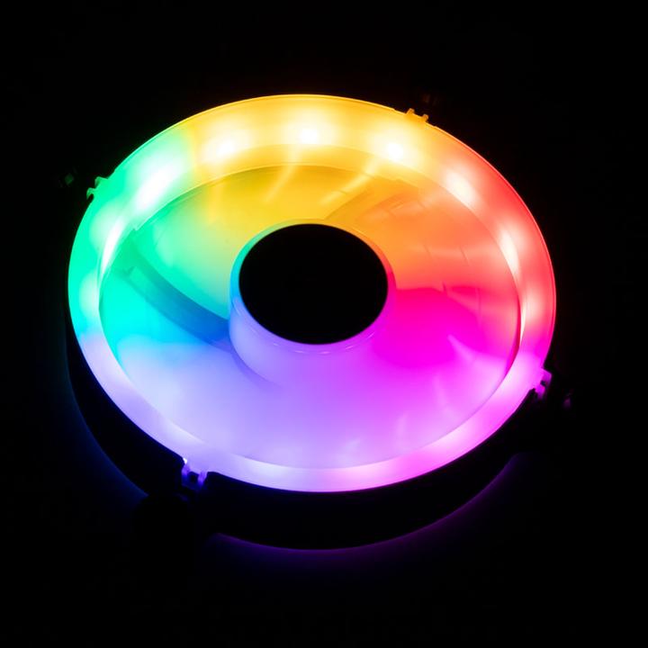 Produktbild AeroCool Spectro 12 FRGB Computergehäuse Ventilator, Durchscheinend (e) (120 mm, 1 x)