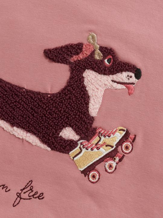 Produktbild Minymo Sweatshirt Hund mit Rollschuhen (116)