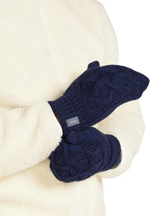 Actual product image Icebreaker Unisex Merino Mer Cable Knit Mittens