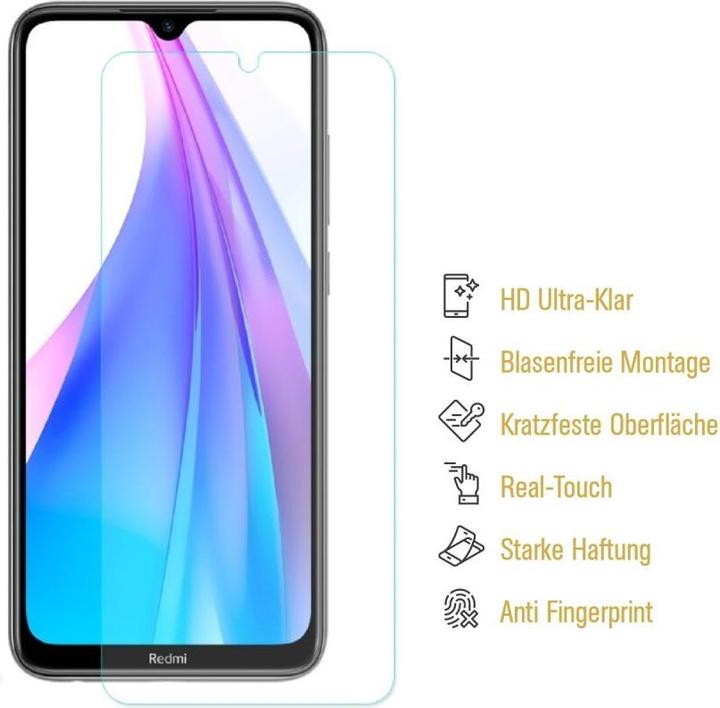 Produktbild Protectorking 3x Panzerfolie Anti-Shock HD Klar (3 Stück, Xiaomi Redmi Note 8 Pro)