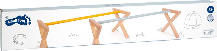 Produktbild small foot Cavaletti Hindernis-Set für Kinder (Deutsch, Italienisch, Französisch, Englisch, Spanisch)