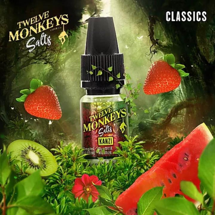 Actual product image Twelve Monkeys Kanzi Nic Salt 10ml 20mg