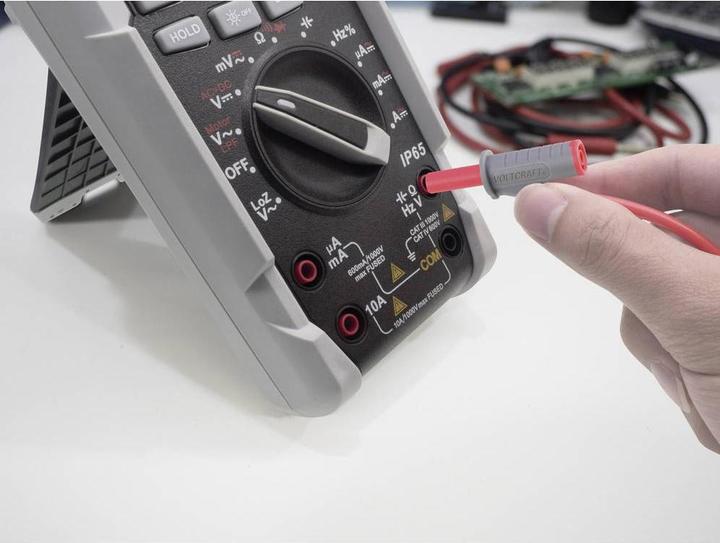 Actual product image Voltcraft Highly flexible safety measuring (1 m)
