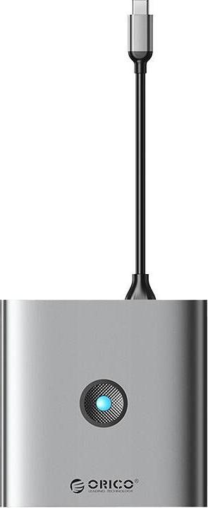 Produktbild Orico Adapter Hub 6w1, HDMI 4K + 2x USB-A 3.0, USB-C, 100W PD (USB-C, 6 Ports)