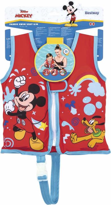 Actual product image Bestway Disney Junior Mickey & Friends Fabric Kids Swim Vest (M/L, 11 - 15 kg, 15 - 18 kg)