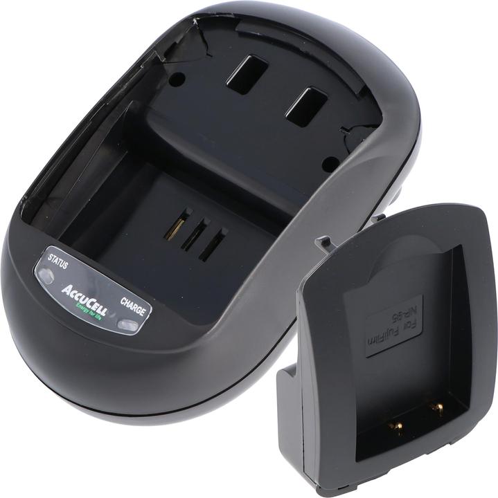 Actual product image AccuCell Quick charger suitable for Fujifilm NP-95, Fuji FinePix F30 (Charger)