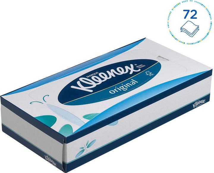 Kleenex Boîte de mouchoirs cosmétiques 12x 72 mouchoirs