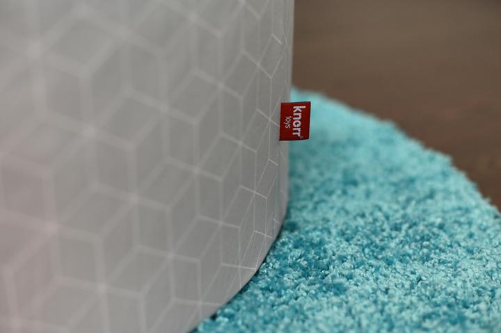 Actual product image Knorrtoys Bällebad soft - "Grey" - 300 balls creme/grey/lightblue (ca. 6cm Durchmesser)