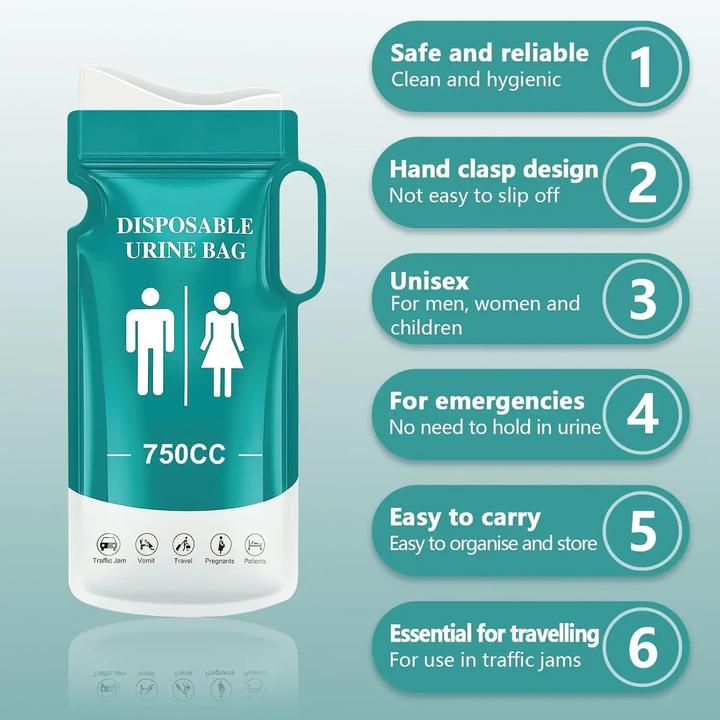Produktbild Swissdetector Sac à urine - Pour Extérieur - unisexe - avec tampon absorbant (X 12) (Hygieneprodukt)