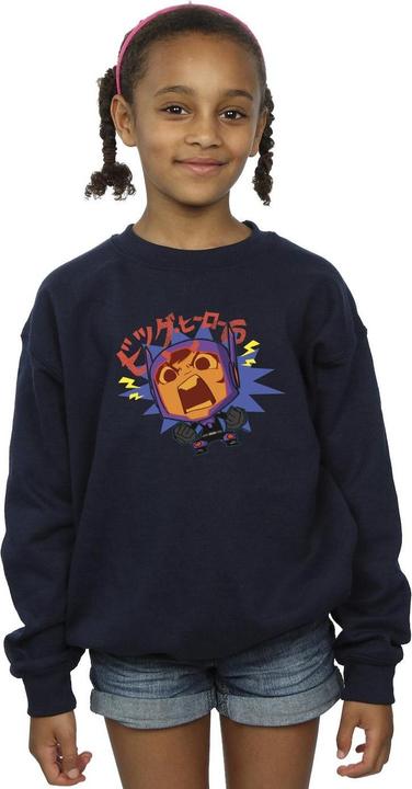 Image du produit Disney - Sweat BIG HERO BAYMAX HIRO ANGRY MANGA - Fille (128)