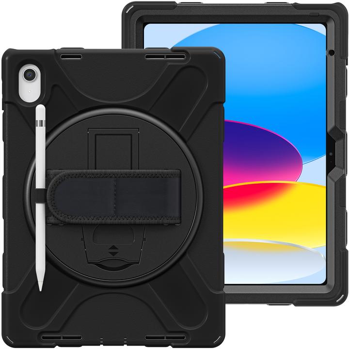 Produktbild DLH Reinforced Case With Shoulder Strap Rotating Handle And Stand (Ipad 10)