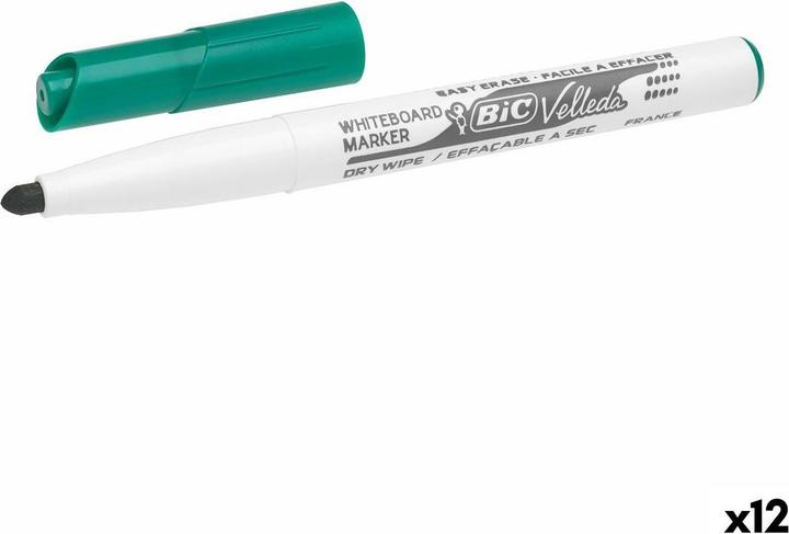 Actual product image Bic Whiteboard marker 1741 Round 1.4 mm Green (Green, 1.40 mm, 12 x)