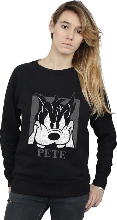 Actual product image Disney Womens/Ladies Pete Cropped Head Sweatshirt (M)