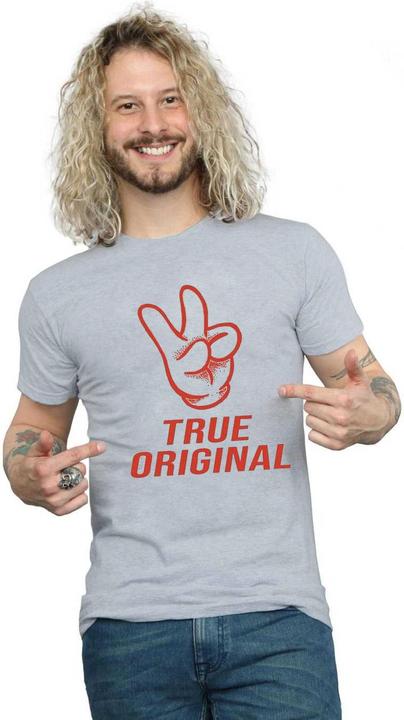 Actual product image Disney Mens Mickey Mouse True Original T-Shirt (XL)