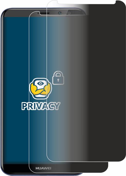 Image du produit BROTECT Film anti-regards Anti-Spy Privacy Film de protection contre la lumière bleue (2 pièce(s), Mate 10 Lite)